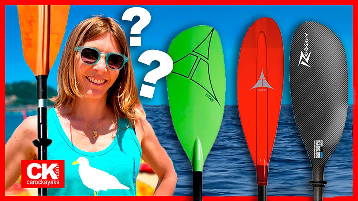 Cómo elegir la pala o remo de kayak